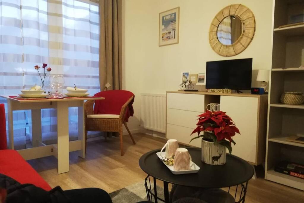 Studio Cosy Neuf Pres De La Mer,Balcon Et Parking Gratuit Wimereux Exterior foto